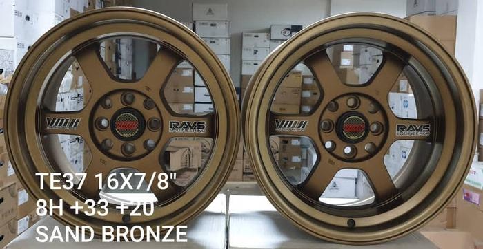 VELG TE37 BRONZE RING 16 LEBAR BELANG