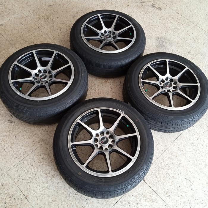 velg seken xxr Ring 16 lebar 7/8 ET 38/30 pcd 5x100/5x114 (velg saja)