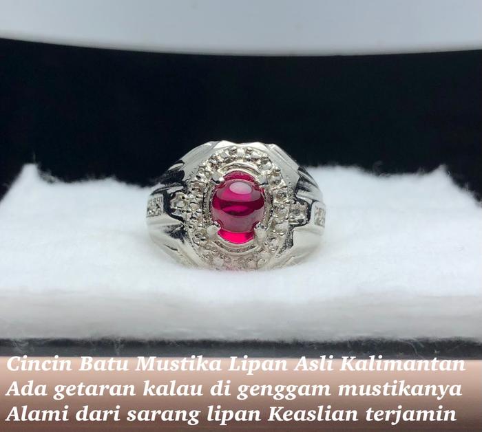 Cincin Batu Mustika Lipan Asli