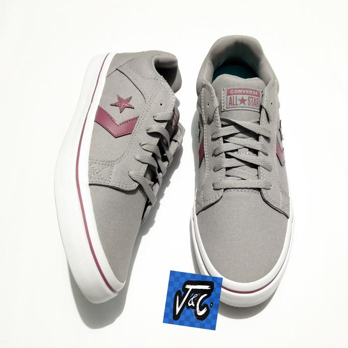 Sepatu Converse El Distrito 2.0 Canvas Ox Mauve Grey Khaki Murah