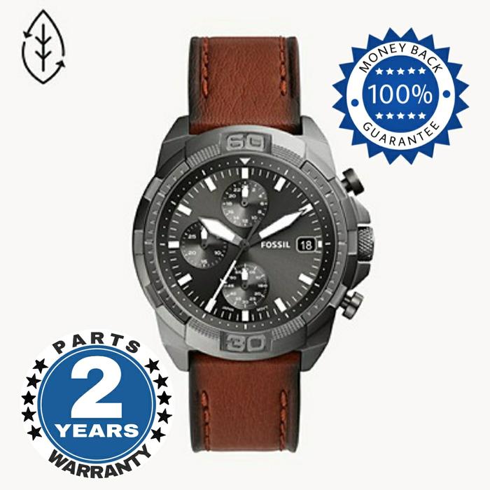 Jam Tangan Merek Fossill Pria Original Garansi FS5855 Bronson