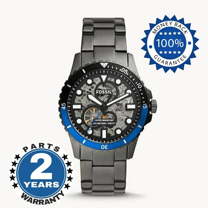 Jam Tangan Merek Fossill Pria Original Garansi ME3201 FB-01 Automatic