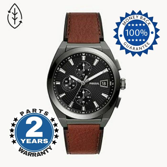 Jam Tangan Merek Fossill Pria Original Garansi FS5799 Everett Chrono