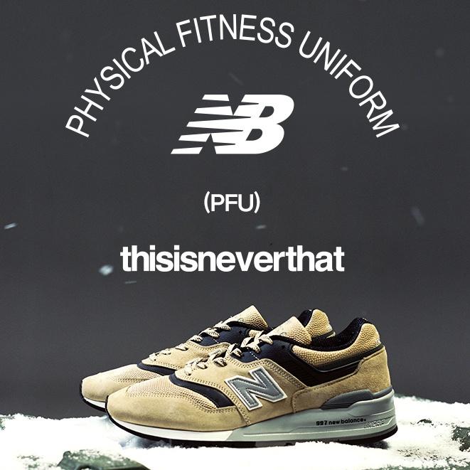 Original New Balance 997 x Thisisneverthat khaki