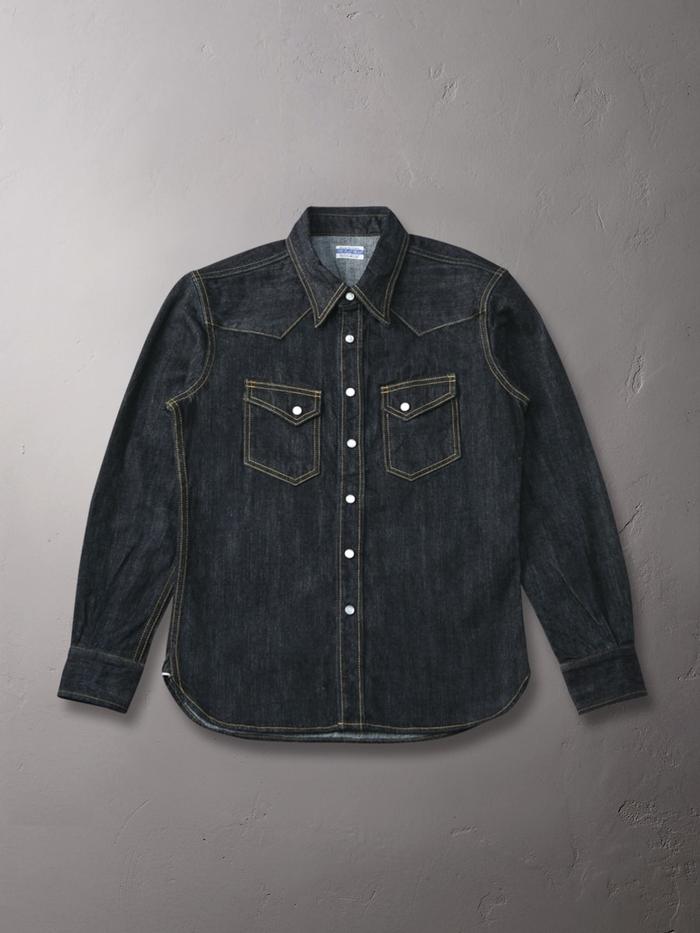The Flat Head Selvage Denim Shirt