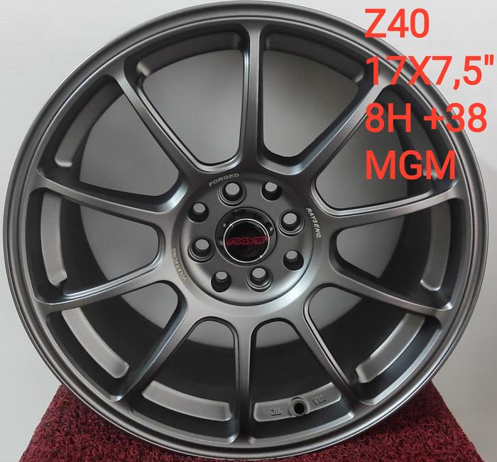 VELG RAYS ZE40 GREY RING 17