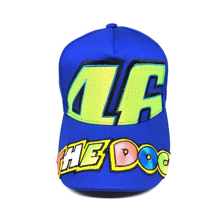 READY TOPI PRIA CATSUAL IMPORT EDISI MOTOR GP YAMAHA 46 BIRU
