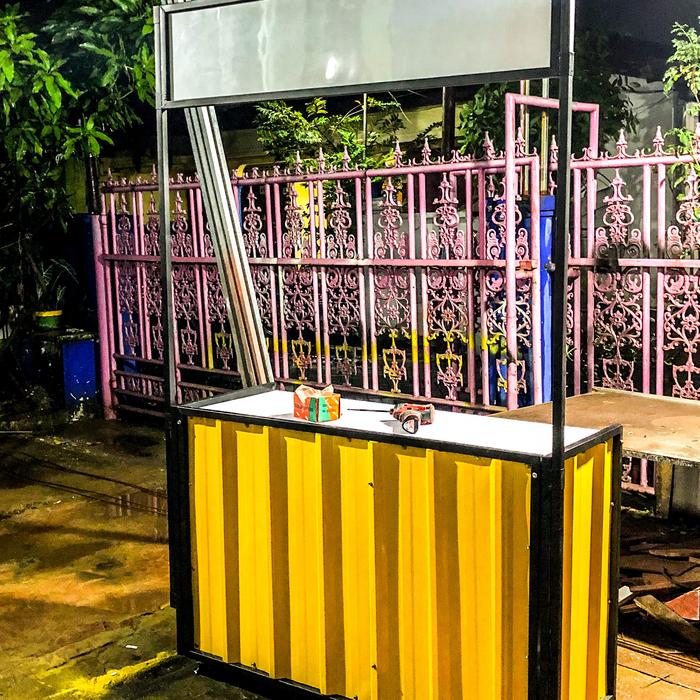Rombong kontainer | rombong lipat | rombong portable | booth portable