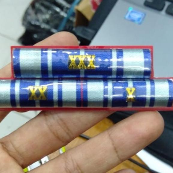 Pita Jasa | Pin Satya Lencana 10 Tahun 20 dan 30 Tahun