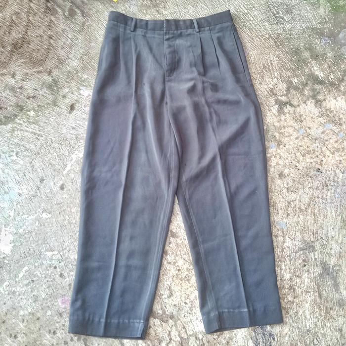 Celana Trousers / bahan / Chino second thrift black