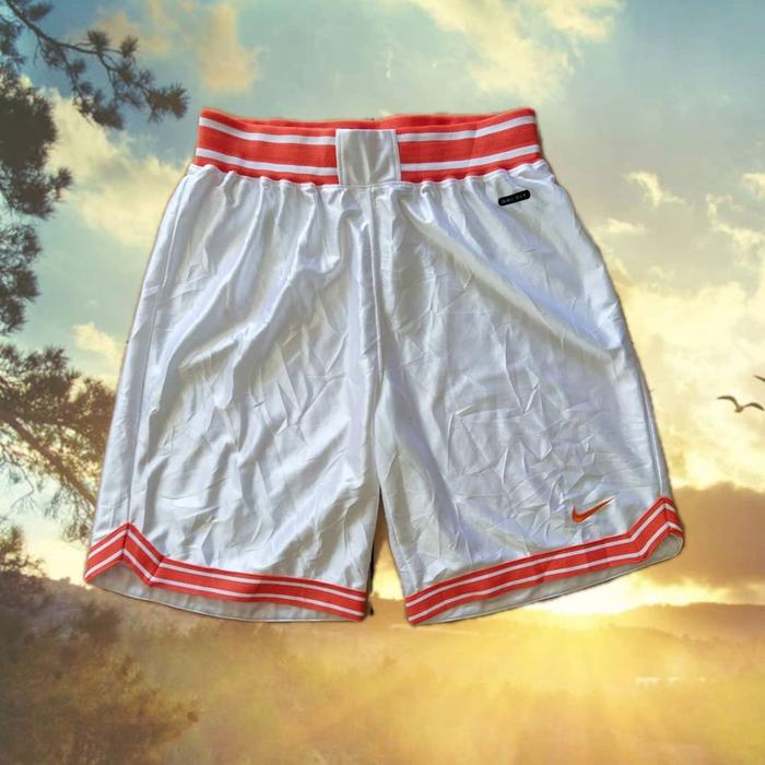 Vintage Nike Team White Short Pants Celana Pendek Original Second Vtg