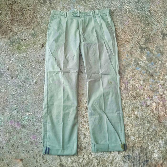 Celana Chino /bahan/ trousers thrift second pria selvedge