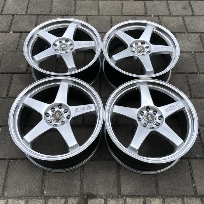 Velg Original Enkei EV5 R18 4x100 made in Japan yaris raize jazz RARE