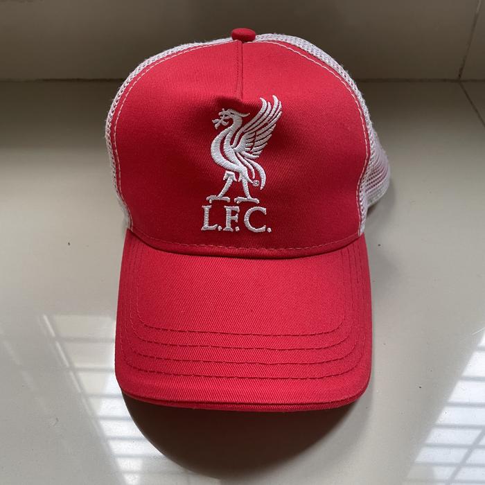 Preloved Topi Trucker Hat Liverpool FC LFC Official Merchandise
