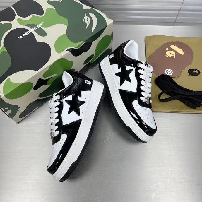 A Bathing Ape Bape Sta Low Black