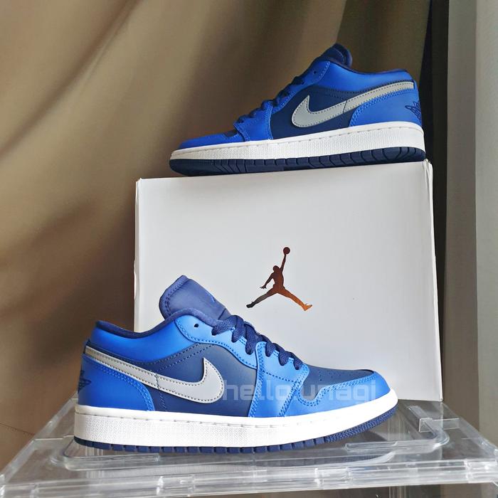 Air Jordan 1 Low Game Royal Blue Void (W) - BNIB - Original Authentic