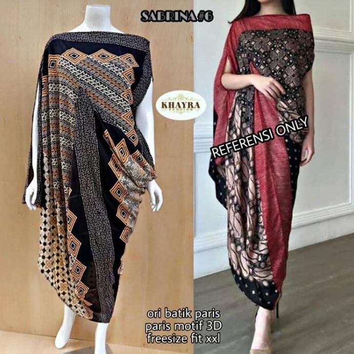 Dress Batik Gamis Kaftan Sabrina