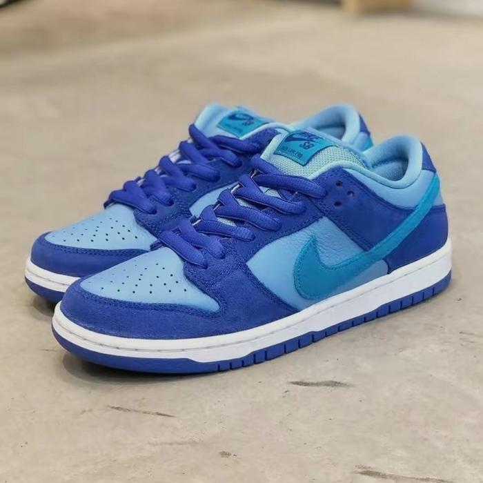 Original 100% Nike SB Dunk Low Fruity Blue Raspberry