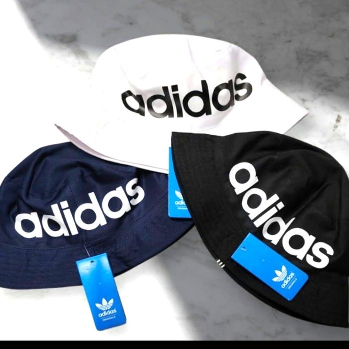 Adidas Bucket hat, bucket hat, topi pria wanita, aksesoris fashion,