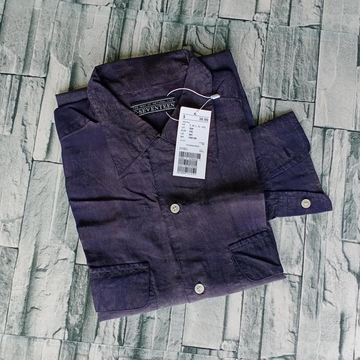 C-Seventeen/Kemeja pria vintage jadul/Kemeja pria second Import