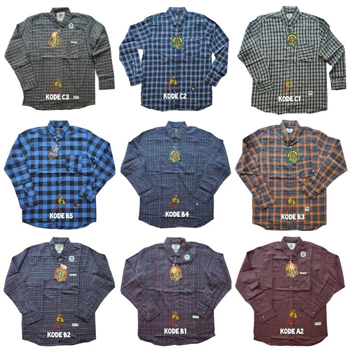 Kemeja Flanel Ninety Nine Original Slim Fit GEN 1