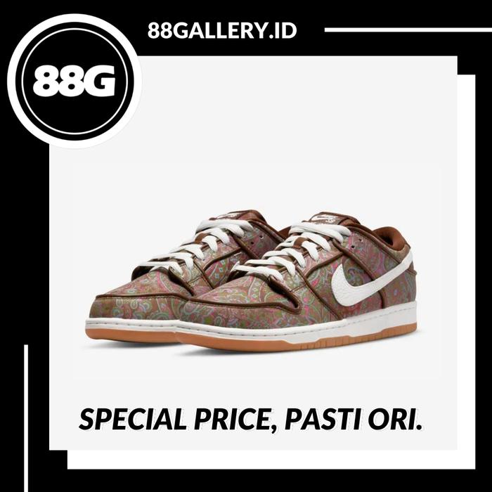 Dunk Low SB Paisley Brown 100% Original