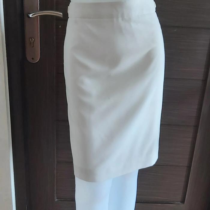 rok putih kancing G2000 pl