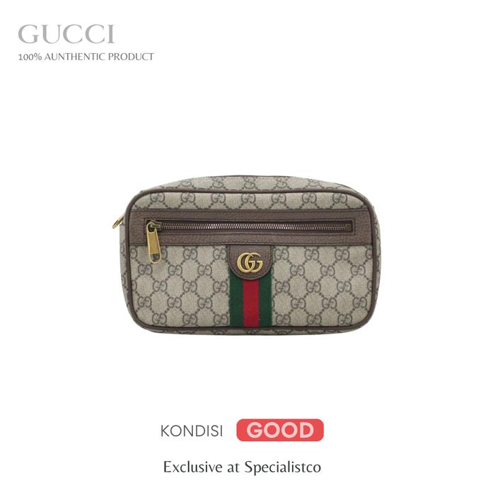 Tas Wanita Gucci Preloved Ori Ophidia GG Supreme Canvas Belt Bag