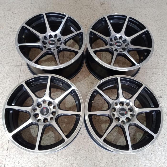 Velg Mobil Bekas Ring 16 Lubang 5 XXR R16X7-8 10X100-114,3 ET38-30