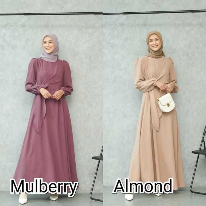 Le Khari Original - Zaskia Dress - Gamis Zaskia - Gamis Cantik - Gamis Busui - Gamis Kondangan