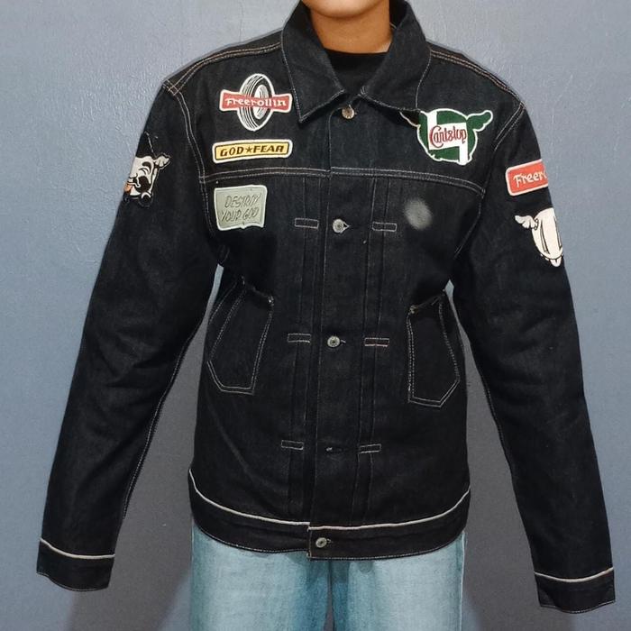 Jaket Denim Type2 EVISU x D'Face Selvedge