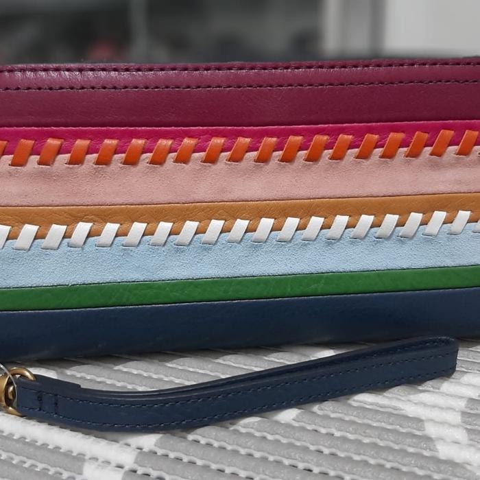 Dompet FossilLogan Zip Patchwork
