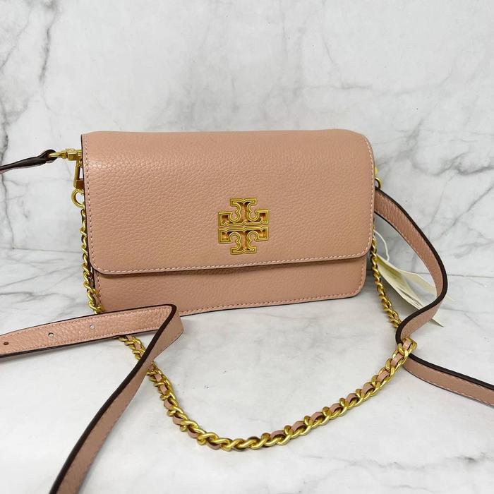 TAS TB BRITTEN MINI TOP HANDLE BAG 2 straps pink moon