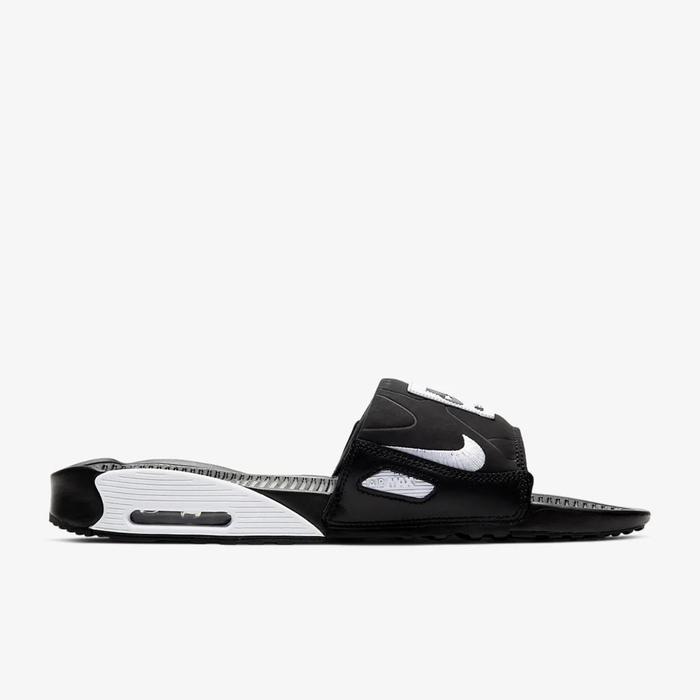 Nike Air Max 90 Slide Black White Original Resmi (100% Authentic)