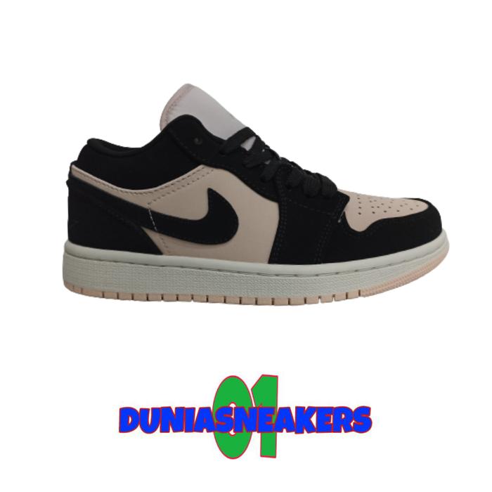 Nike air jordan 1 low black guava ice White