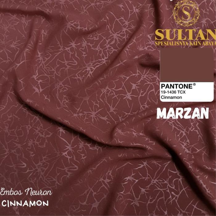 50CM EMBOS NEURON MARZAN ANTI UV WARNA CINNAMON KAIN SULTAN ABAYA