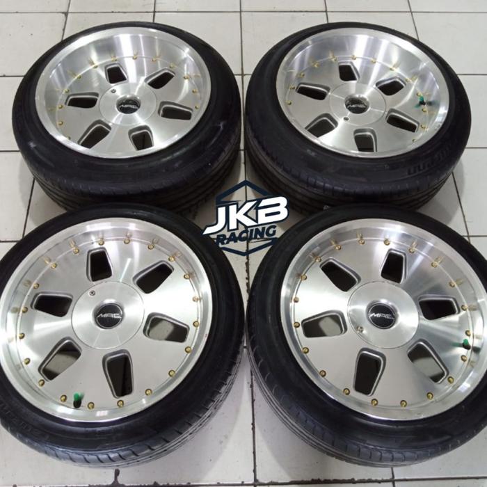 Velg Mobil Bekas MAE R16X8-9 Lubang 4 ET25-35 BAN 195 45-50 R16