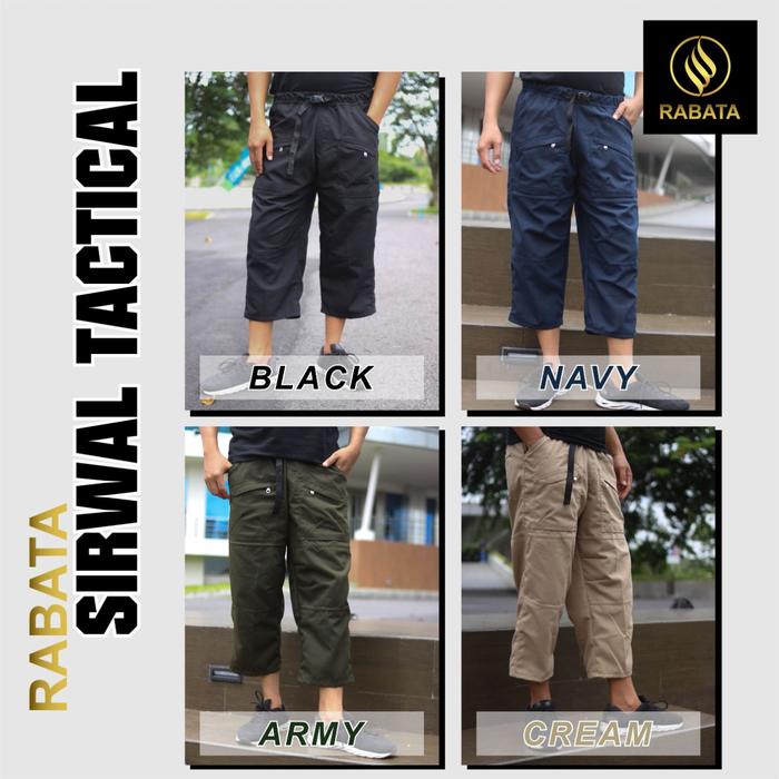 SIRWAL TACTICAL RABATA Ripstop Celana Outdoor Bahan Tebal S M L XL