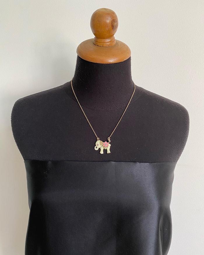 Betsey Johnson Elephant Necklace