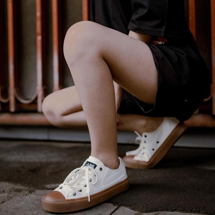 SEPATU SNEAKERS CEWEK ORIGINAL VULKING PAMOR WHITE RAJINSTORE xVULKING