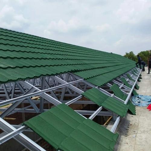 rangka baja ringan genteng metal pasir Aluminium