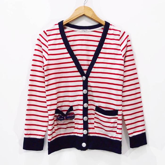 CH185 SIZE M SALUR RED COLZA CARDIGAN OUTERWEAR BRANDED IMPORT