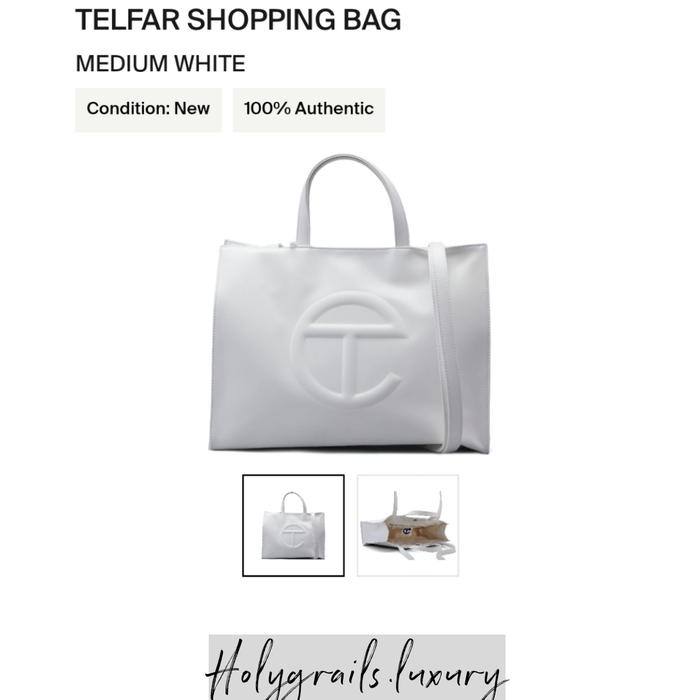 Telfar Shopping Bag Medium White