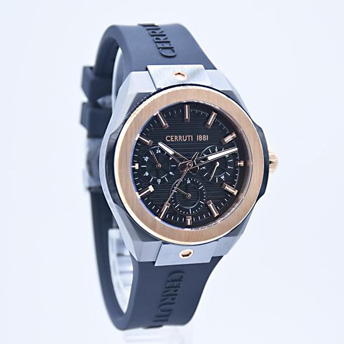 CERRUTI CIWGQ2116908 - Jam Tangan Pria Rubber ORIGINAL - Rubber