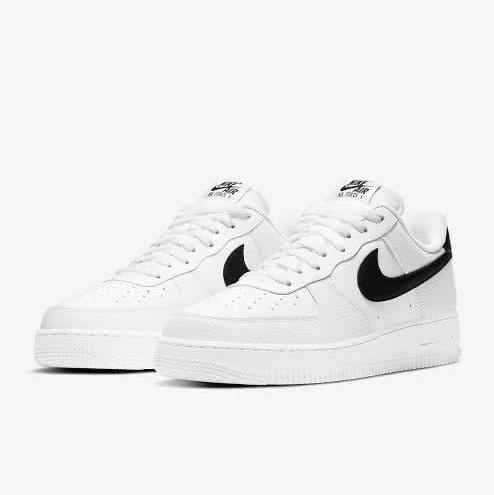 NIKE AIR FORCE 1 07 WHITE BLACK ORIGINAL BNIB RESMI CT2302 100