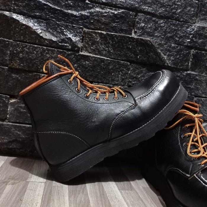 Sepatu Pria Moc toe boots safety kulit - Redwing shoes safety