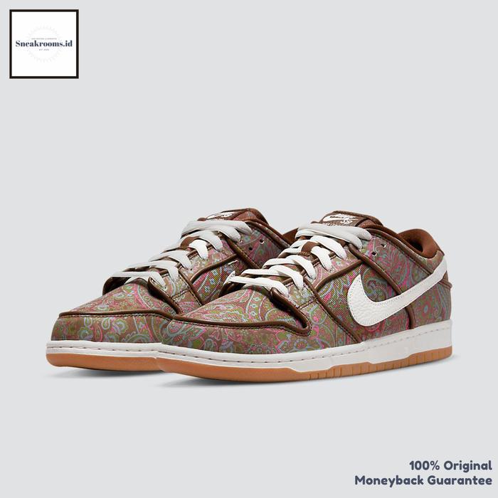 Sneakers / N*ke SB Dunk Low Pro Paisley Brown / Original Resmi