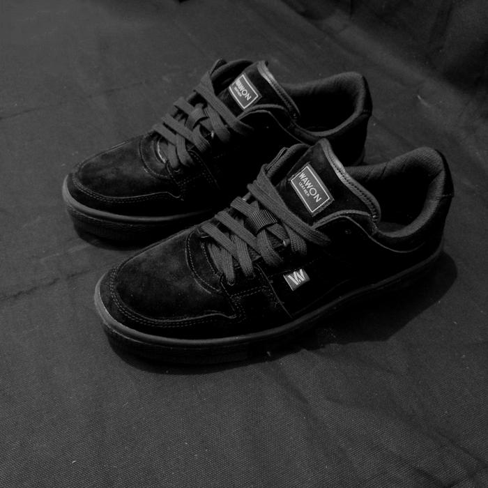 skateboard sneakers gemuk sepatu Kulit Pria WAWON LEATHER