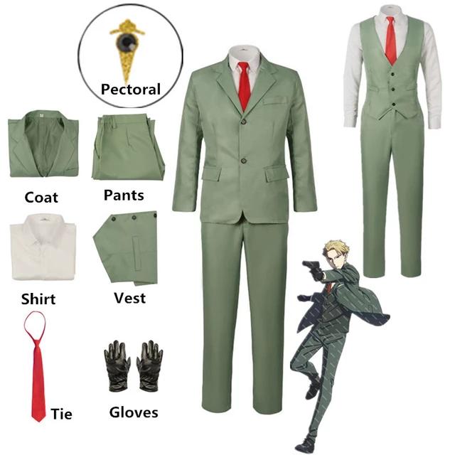 READY Loid forger wig costume shoes cosplay spy x family