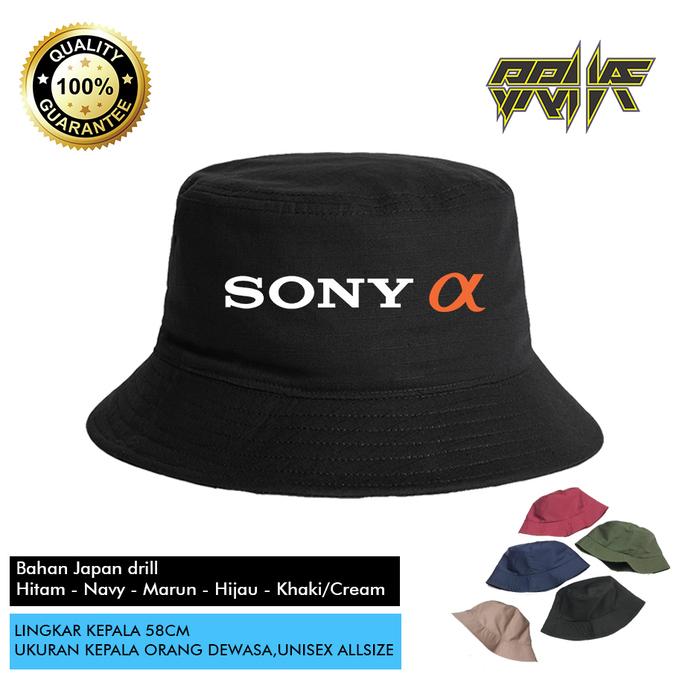 TOPI BUCKET SONY ALPHA - BUCKET SONY ALPHA